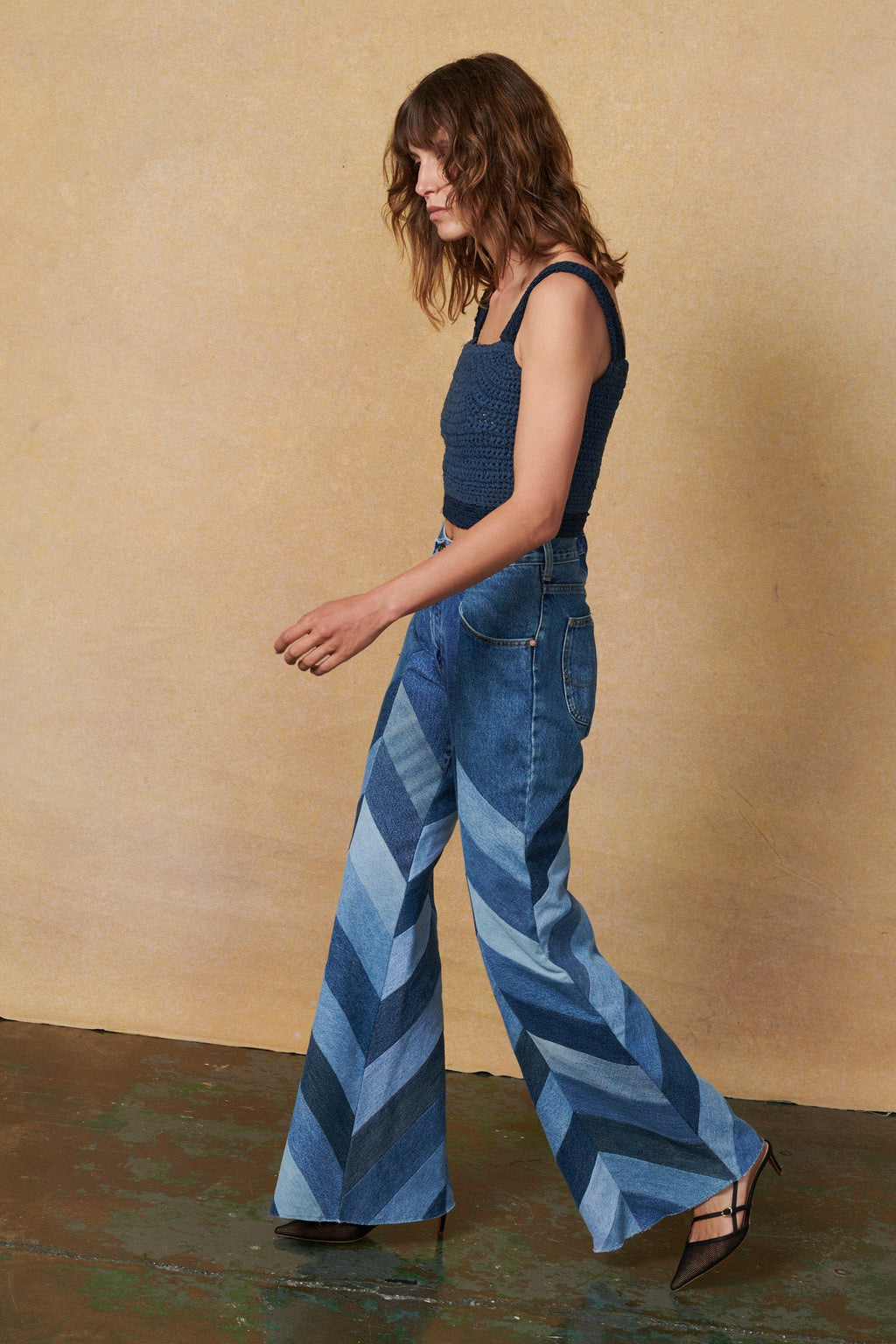 Farrah Patchwork Jean