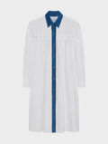 Celia Dress Denim Cotton Poplin - ELV Denim