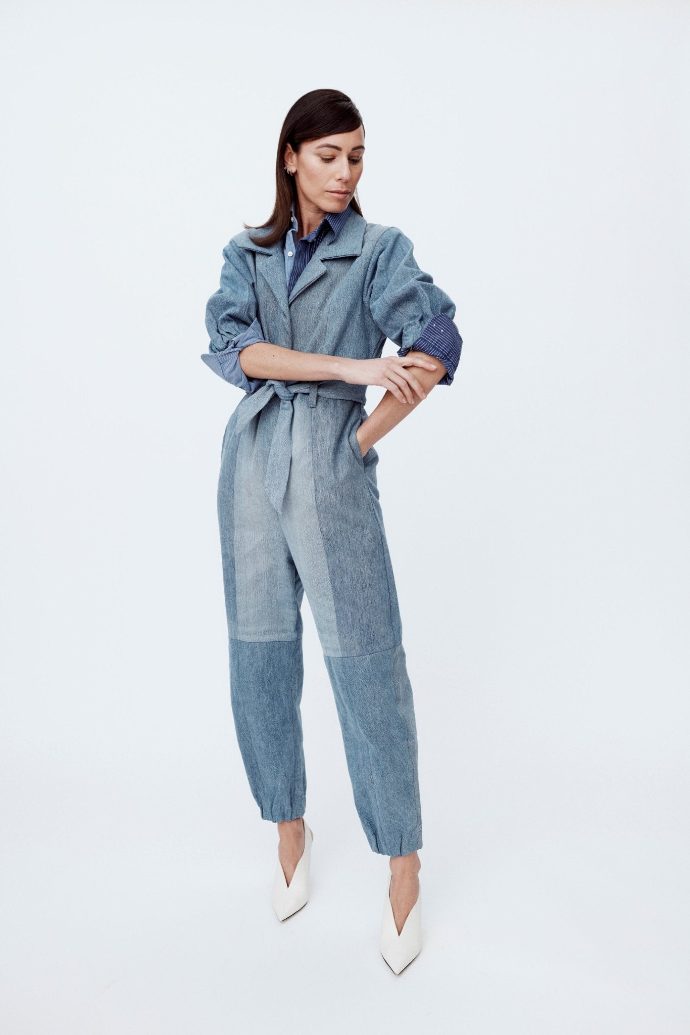 Classic Denim Jumpsuit Light Blue - ELV Denim