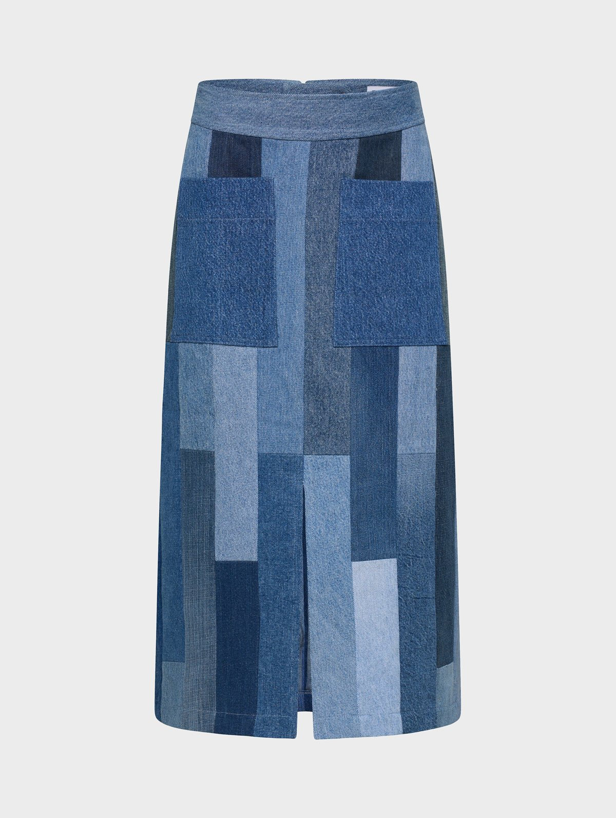 Gaby Skirt Tessellated Denim - ELV Denim
