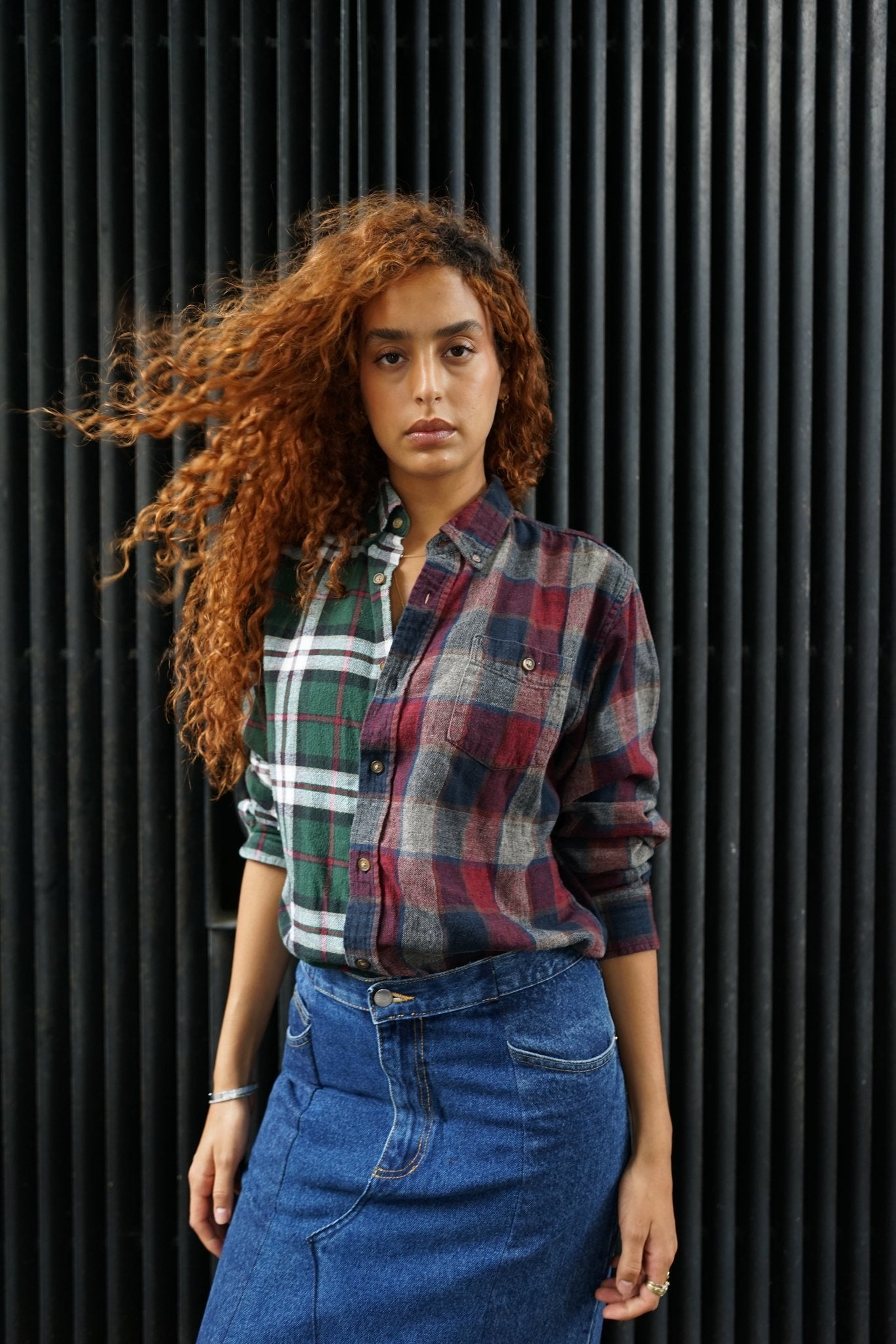 Martha Shirt Check Flannel - ELV Denim