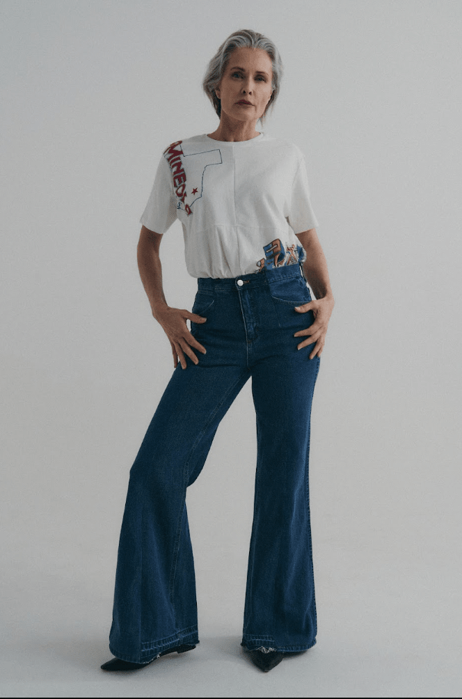 Odette Jeans Mid Blue - ELV Denim