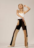 Corduroy Patchwork Flare - E.L.V. Denim