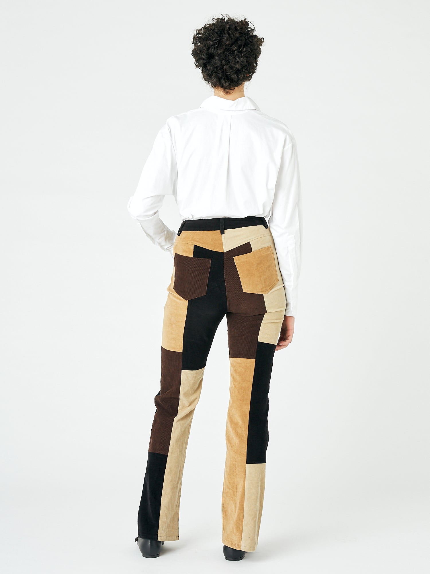 Corduroy Patchwork Flare - E.L.V. Denim