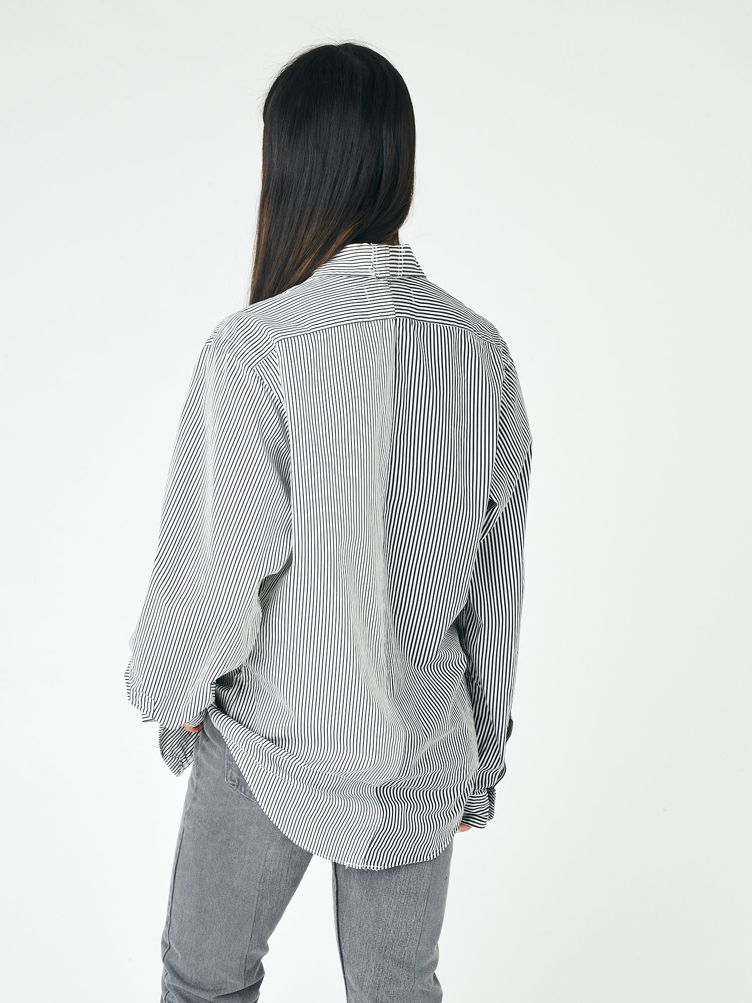 The Diana Cotton Black Stripe Shirt - E.L.V. Denim