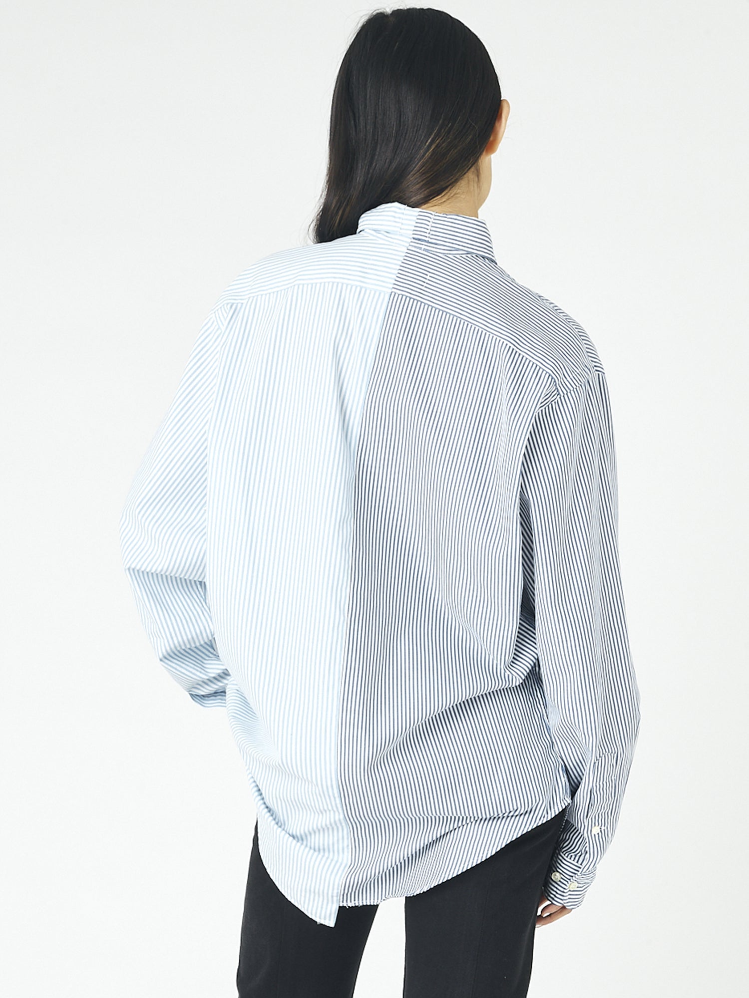The Diana Cotton Blue Stripe Shirt - E.L.V. Denim