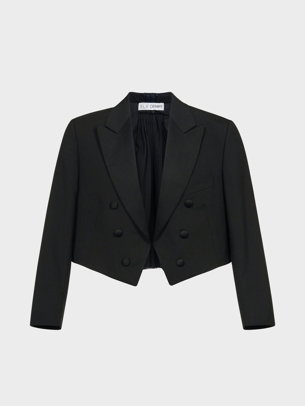 The Oversized Pleated Tux Jacket - E.L.V. Denim