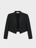 The Oversized Pleated Tux Jacket - E.L.V. Denim