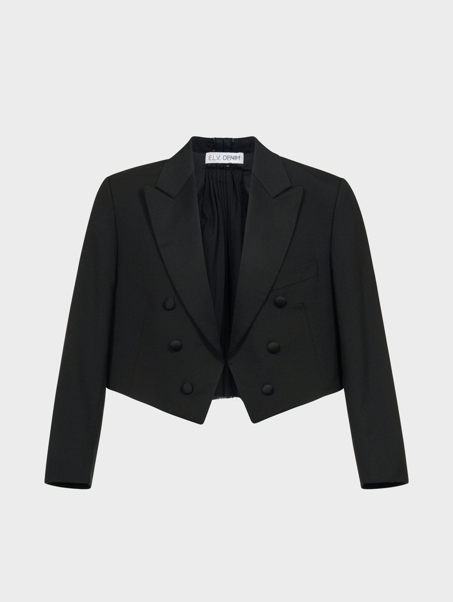 The Oversized Pleated Tux Jacket - E.L.V. Denim