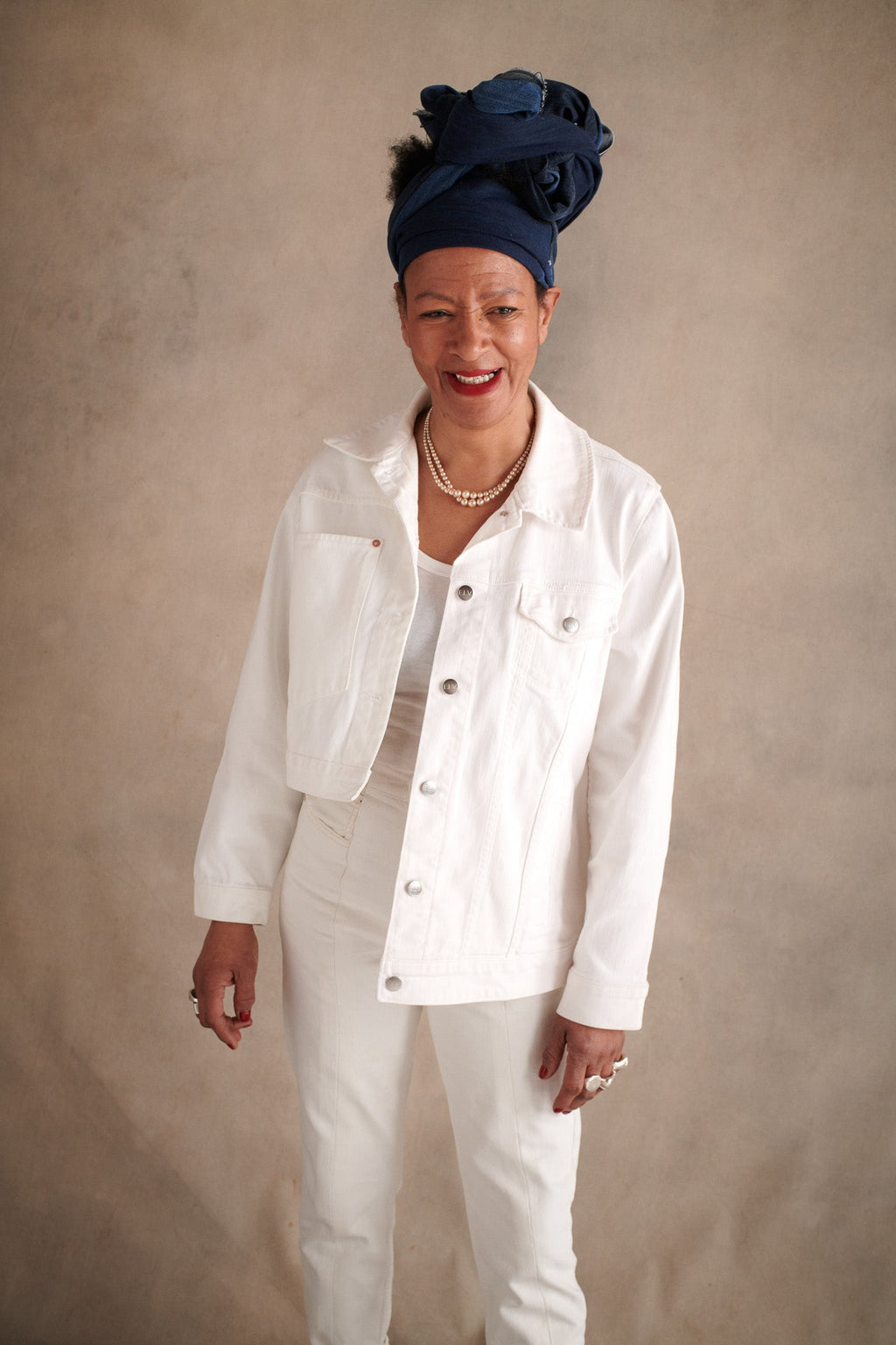 White Match Jacket - E.L.V. Denim